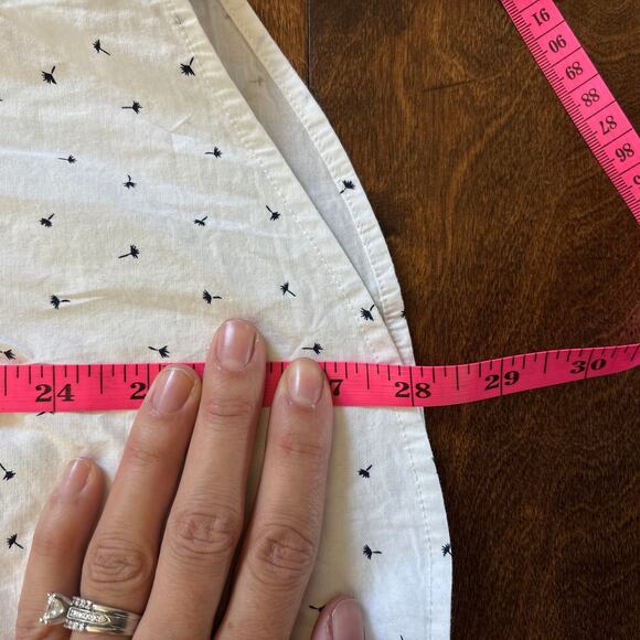 Goodfellow Every Wear Poplin Button Up Slim Shirt White Black Men's Small New - Picture 8 of 8